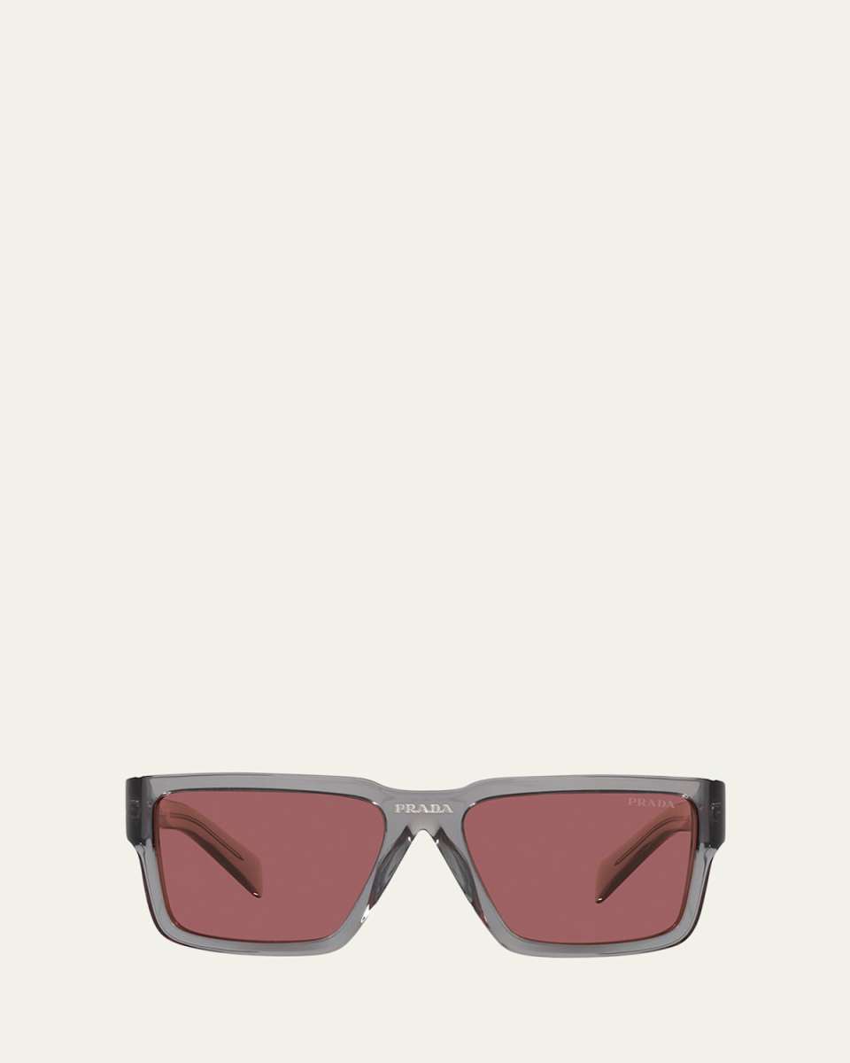 Logo Square Acetate Sunglasses